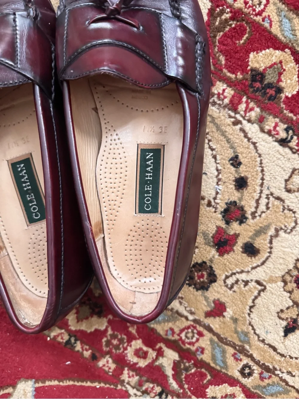 Cole Haan Men’s Burgundy Tassel Loafers - 11.5